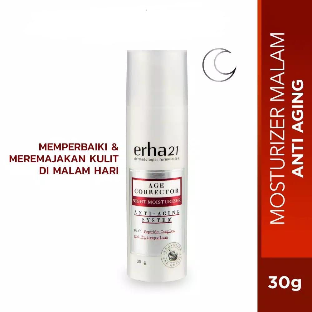 ERHA Age Corrector Night Moisturizer 30 gr ~ ORIGINAL 100%