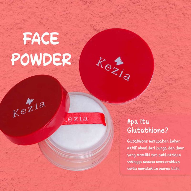 FACE POWDER KEZIA/LOOSE POWDER KEZIA/bedak tabur kezia/bedak kezia/kezia bedak tabur/kezia loose pow