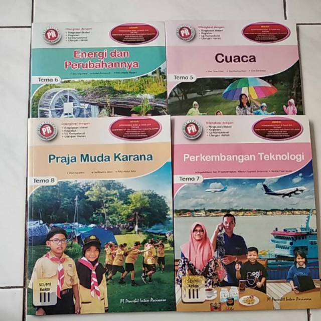 Paket Buku PR Tematik Terpadu Untuk Kelas 3 SD/MI Tema 5678