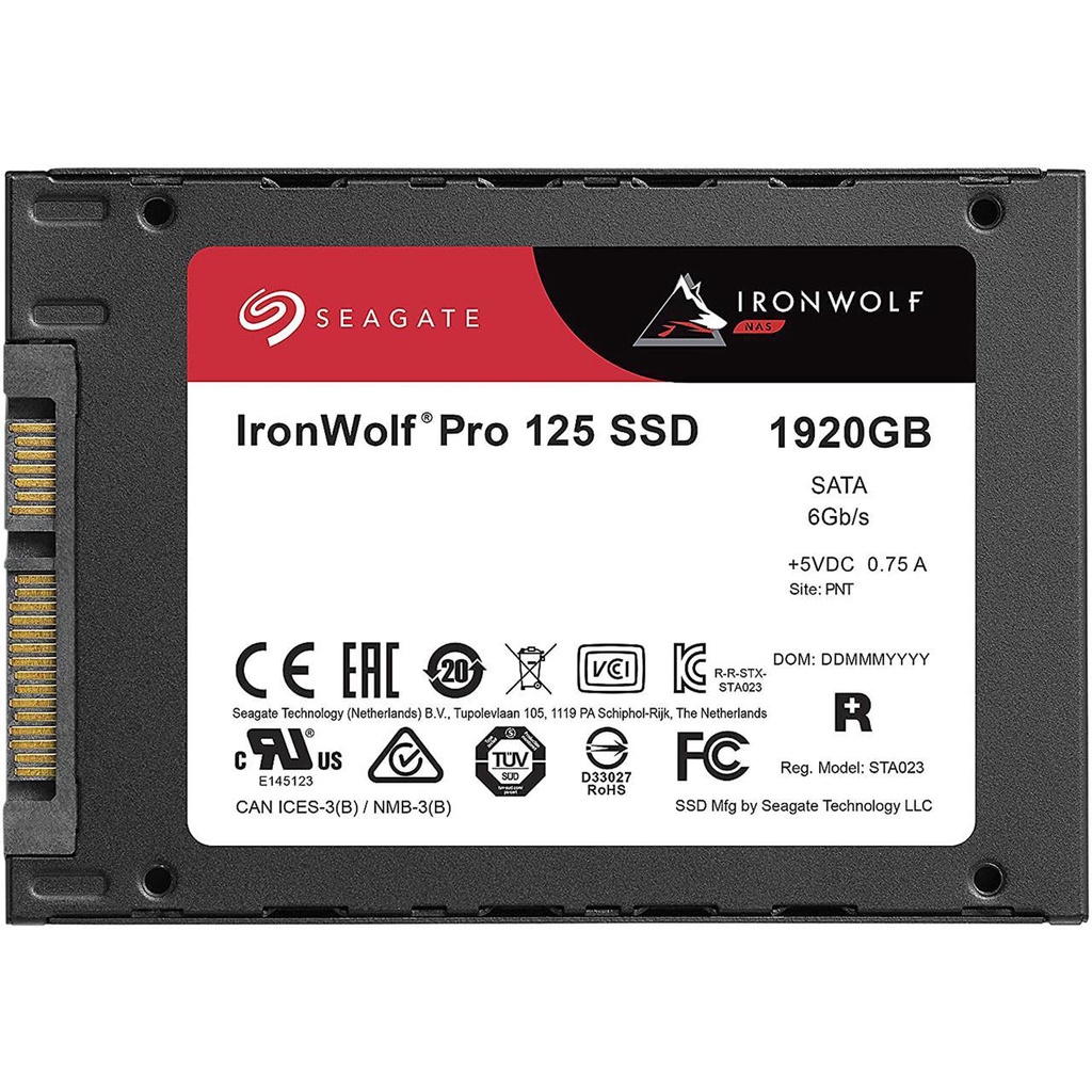 SEAGATE IRONWOLF PRO 125 SSD 1920GB 2.5&quot; SATA NAS SSD