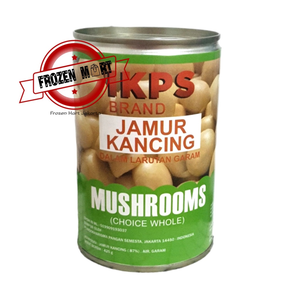 IKPS Mushroom Champignons / Jamur Kancing Kaleng 425Gr