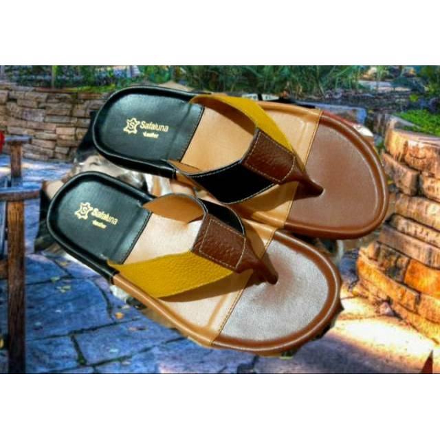 Sandal kulit pria asli garut