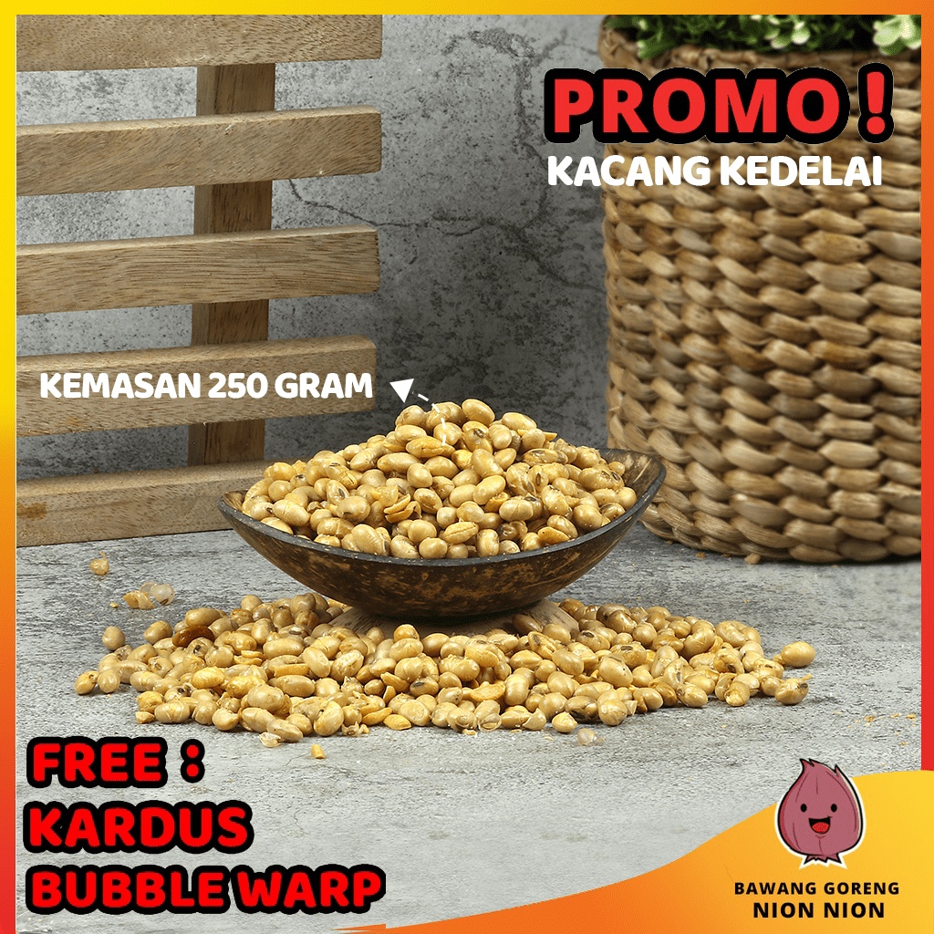

Kacang Kedelai Goreng Import 250 Gram Renyah