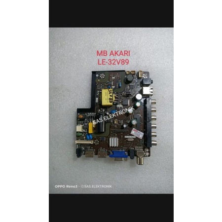 MB MOTHERBOARD MAINBOARD MESIN TV LED AKARI 32 INCH LE32V89 LE-32V99 LE29V89 LE-29V89 32V90