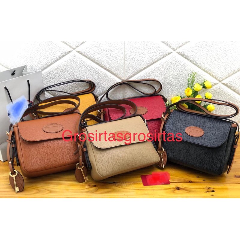 tas slempang LOGO EMBOSE KODE 2170 FREE SERTY+ paperbag uk 22x16cm