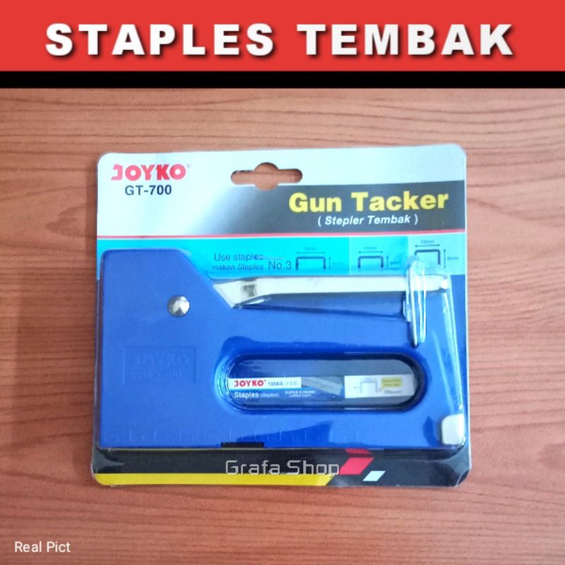 

Staples tembak stapler gun tacker joyko