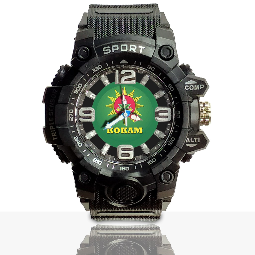 Jam Tangan Custom KOKAM MUHAMMADIYAH Ruber- Water Resistant