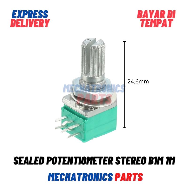 Sealed Potentiometer Potensiometer potensio Stereo B1M 1M