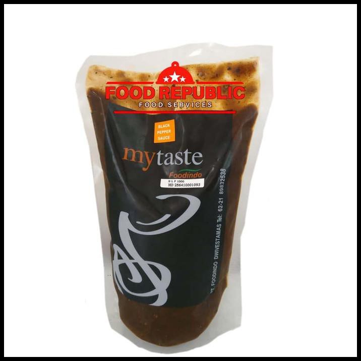 

9R6H BLACK PEPPER SAUCE SAUS LADA HITAM MY TASTE 1 KG HALAL ENAK EKONOMIS GB9N