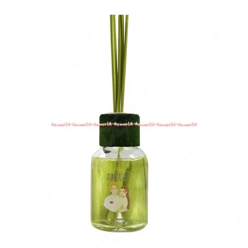 Animikados Reed Diffuser 50ml Pewangi Ruangan Model Stik Red Berries Cold Water Spring Jasmine Musk Flower Kemasan Unik Anni mikados Difuser