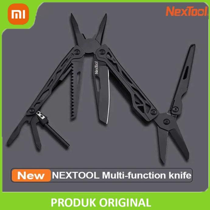 XIAOMI NEXTOOL PISAU LIPAT MULTIFUNGSI 10 IN 1 KNIFE TOOL UJKM4125VB