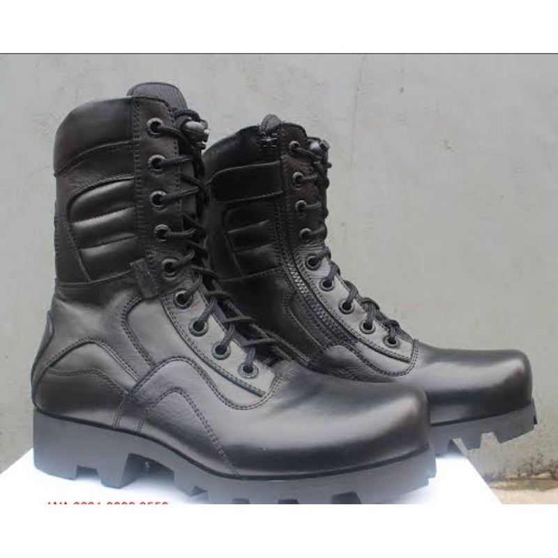 sepatu pdl tni full kulit