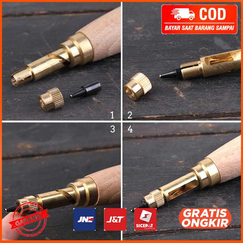 Alat Pembolong Tali Pinggang Hole Punch 6 Tip 1.5 4mm MU0179