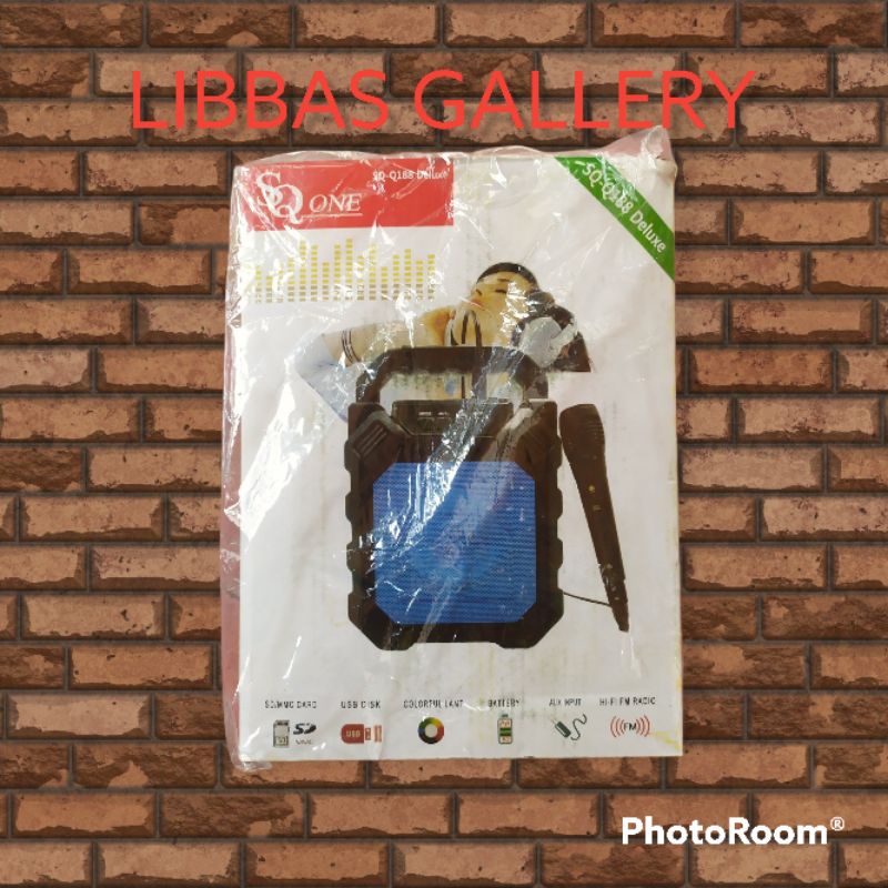 speaker portable SQ ONE SQ-Q188 deluxe/speaker aktif/salon aktif bluetooth