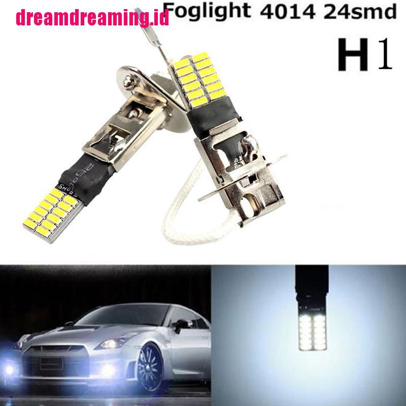 Bohlam Lampu Kabut Berkendara Mobil Xenon H1 24-SMD LED 6500K