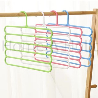  Hanger  Baju  5 Susun  5 Holes Laundry Gantungan 