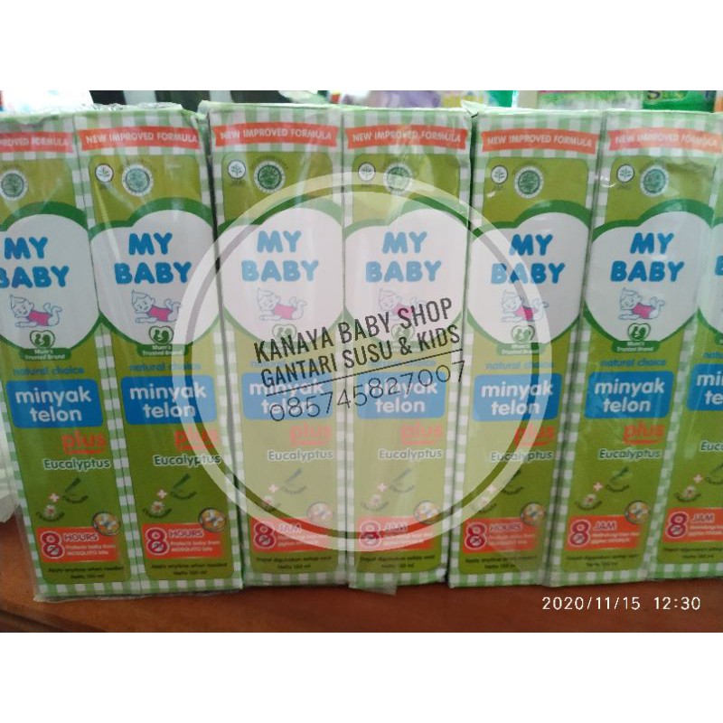 Minyak Telon My Baby 150ml My Baby Telin Plus eucalyptus &amp; Lavebder