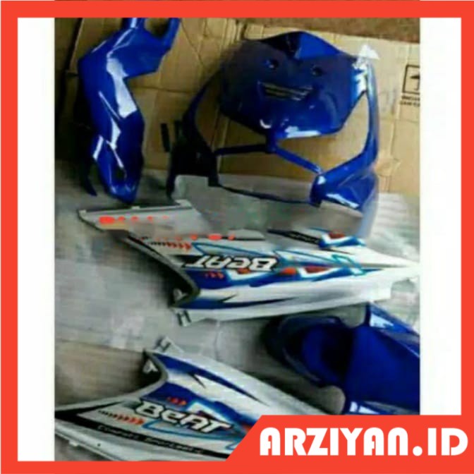full body halus beat karbu putih biru