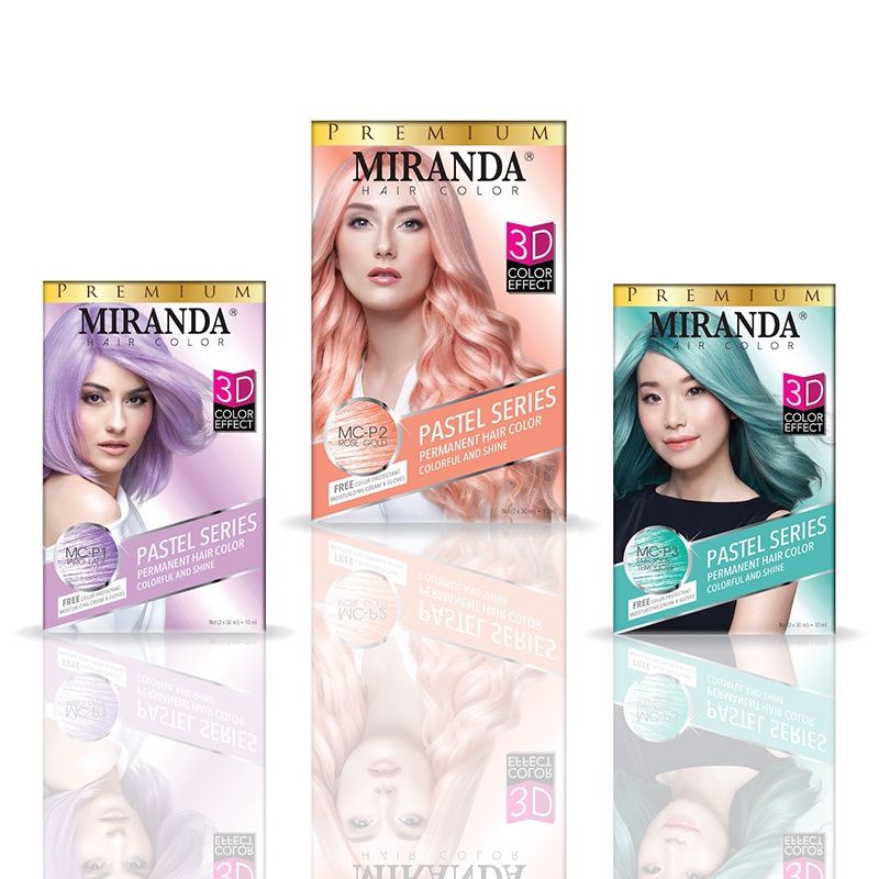 Miranda Hair Color Pastel 30ml/Pewarna Rambut/Cat Rambut