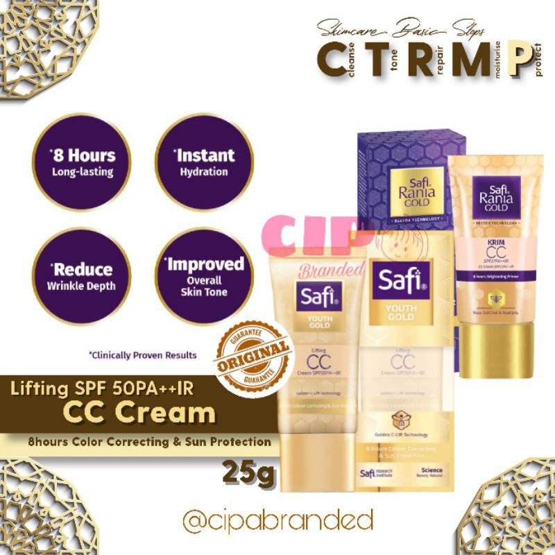 Safi Malaysia | Safi Youth Gold Lifting CC Cream SPF50PA++IR