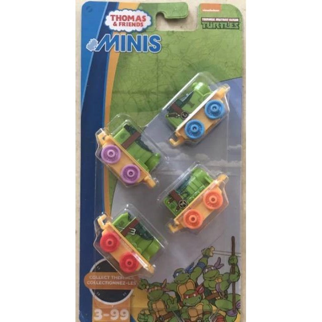 Mainan Anak Thomas & Friends - Minis 4 pcs Ninja Turtles