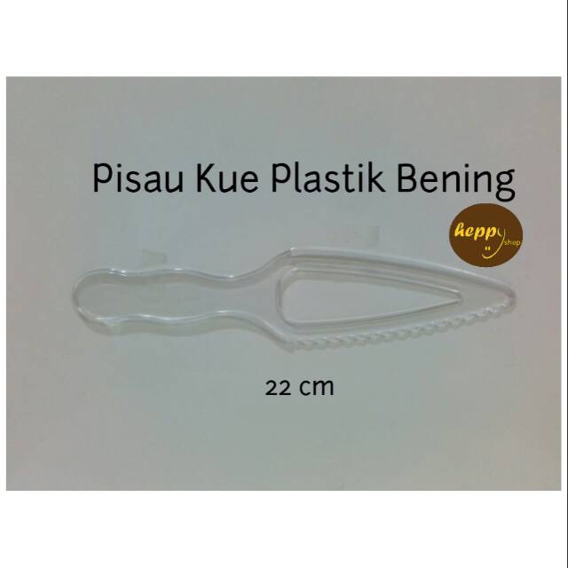 

Pisau Kue Plastik Bening