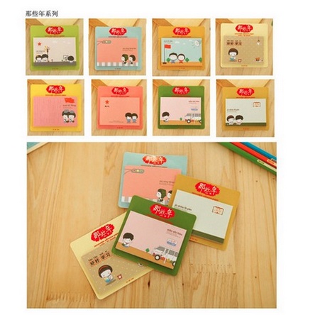 MEMO KARAKTER LUCU & UNIK NOTEBOOK CATATAN MEMO KARAKTER-MEMO SEKOLAH