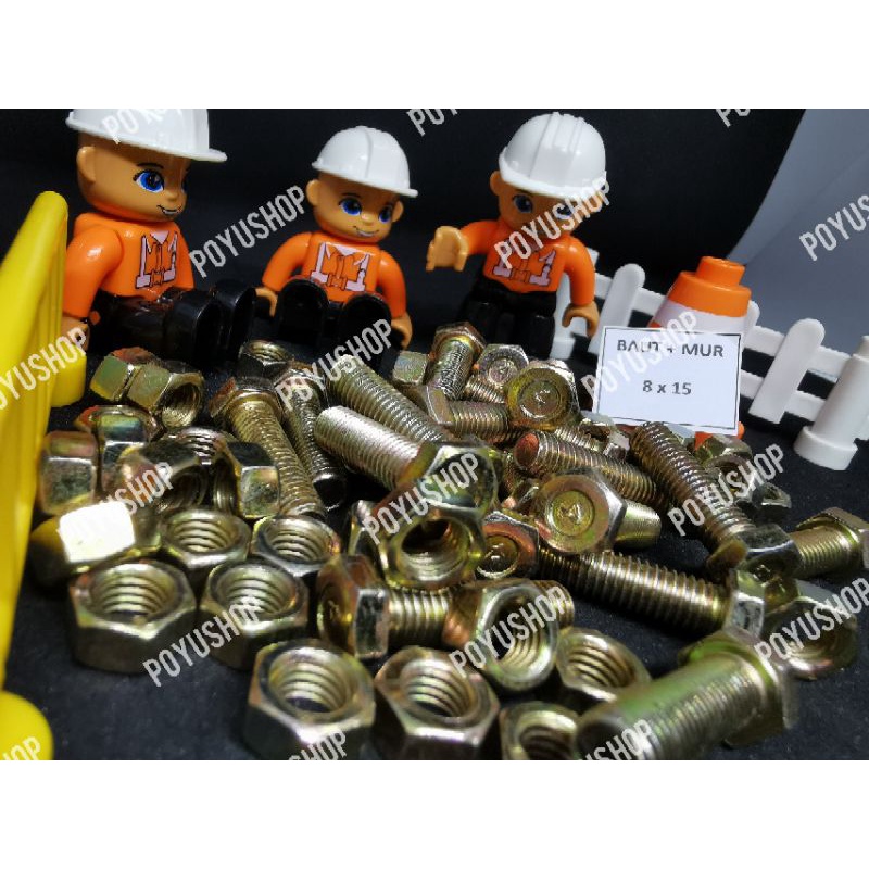 BAUT M8 X 15; BAUT M8 X 15 + MUR