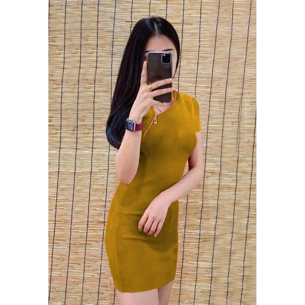 Dress Rajut Bodycon RRitkaa &amp; Aadlinn / Mini Dress Wanita / Dress Casual Wanita