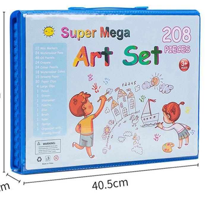 

Crayon set / Crayon Mewarnai 208pcs & 150pcs Warna / Pensil Krayon Warna Alat Menggambar atau Mewarnai .,