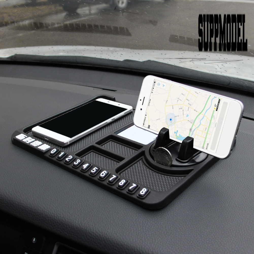 Stand Holder Handphone / Kunci Multifungsi Anti slip Untuk Dashboard Mobil