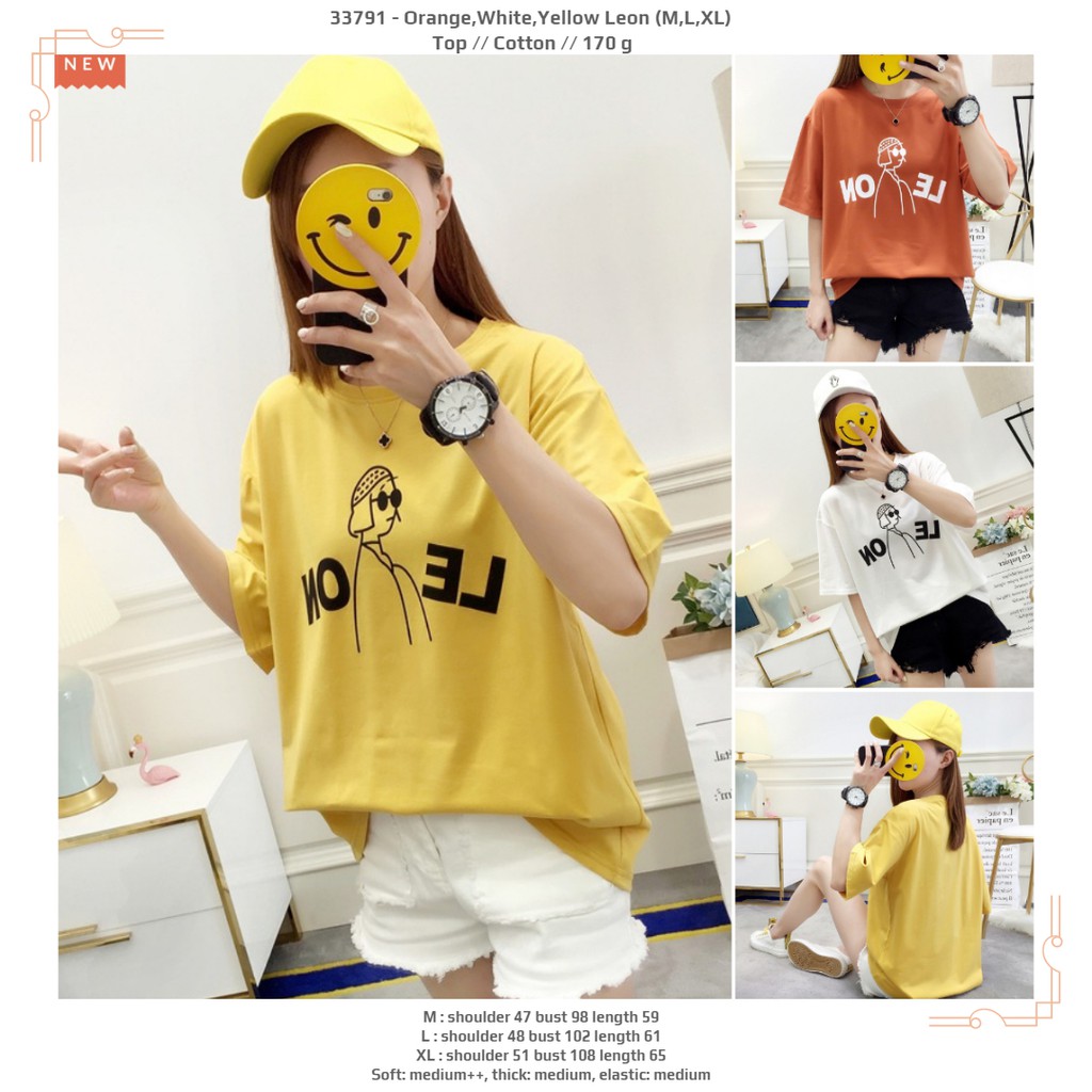Orange,White,Yellow Leon (M,L,XL)