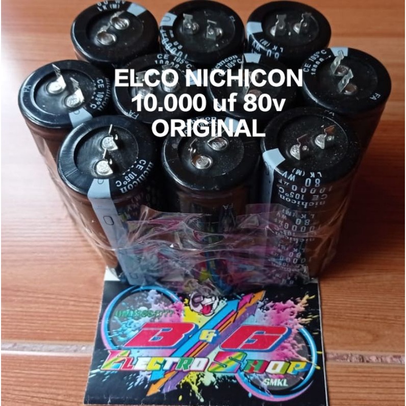 Elco Nichicon 10000uf 80v original