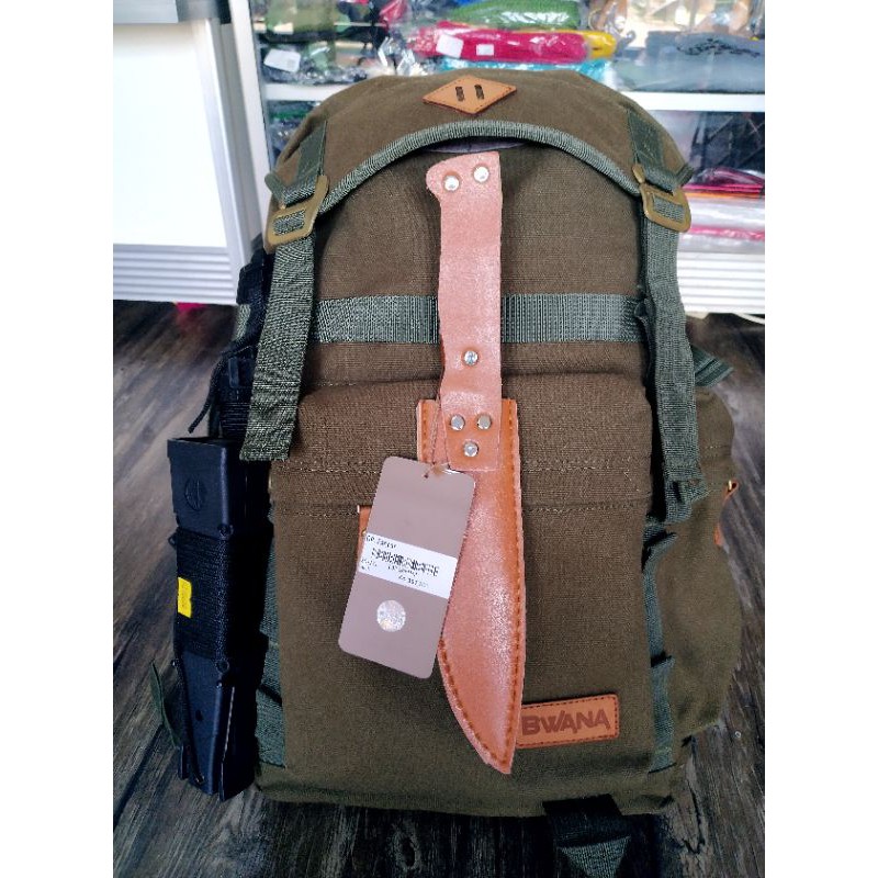 Ransel Survival BWANA DP. PANCAR 25 L HIJAU