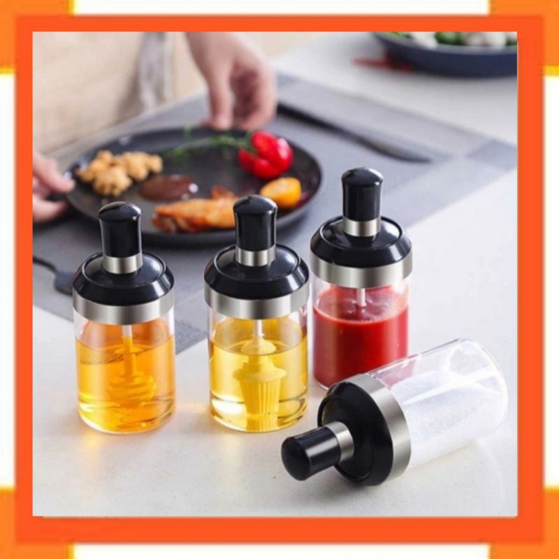 Tempat Bumbu - Tempat Bumbu Dapur - Tempat Bumbu Kaca - Tempat Garam