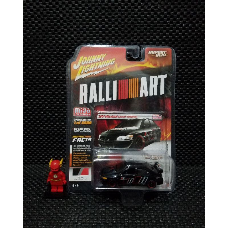 Johnny Lightning 2004 Mitsubishi Lancer Evolution Ralliart