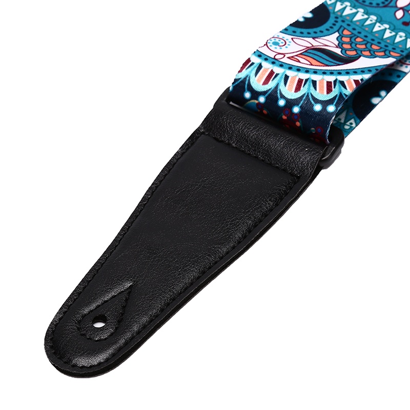 Strap Motif Bunga Matahari Untuk Gitar Akustik / Elektrik