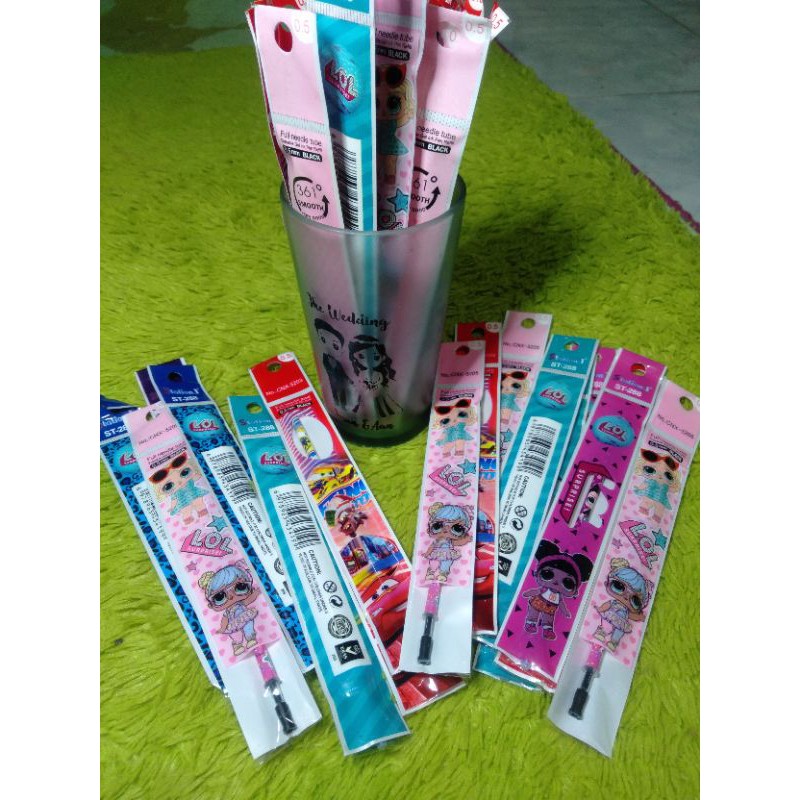 

Refill pulpen gell karakter