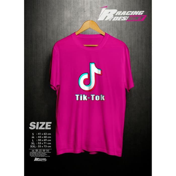 Kaos T Shirt Baju Tiktok Tik Tok Kualitas Distro Terbaru Una Shopee Indonesia