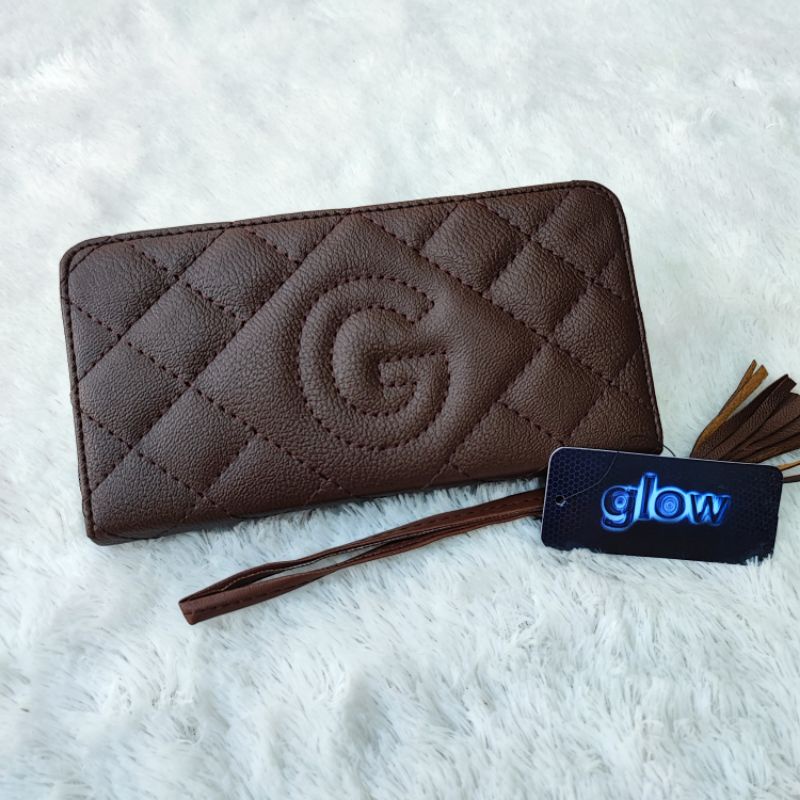 Glow Dompet Wanita Resleting Dompet Cewek Perempuan Panjang Resleting