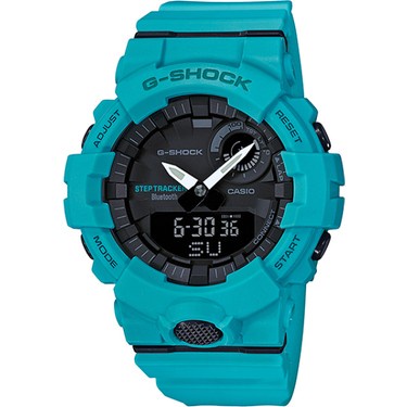 Casio G-Shock G-Squad GBA-800-1ADR Step Tracker Digi-Ana Resin Band
