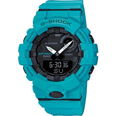 Casio G-Shock G-Squad GBA-800-1ADR Step Tracker Digi-Ana Resin Band