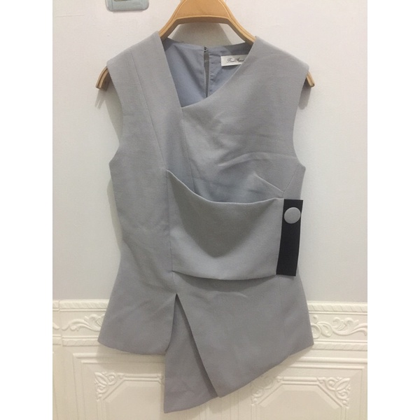 preloved bloom apparels grey top size S bundling claryn