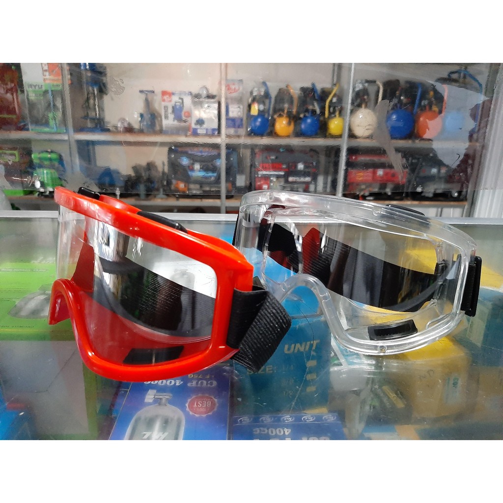 Safety Goggles / Kacamata Safety / Kacamata Las Model Tali Karet
