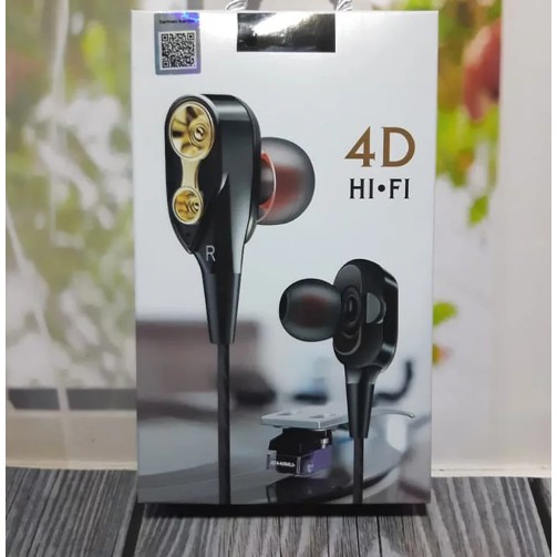 Handsfree Harman Kardon 4D JBL Hifi AT-108 Earphone Headset Extra Bass