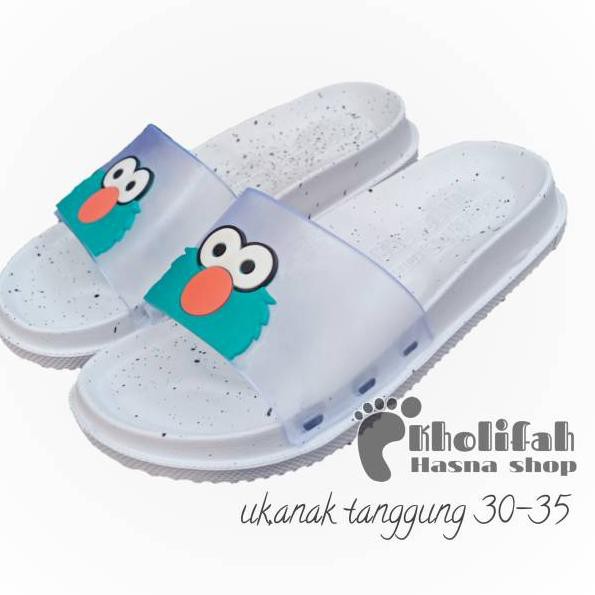 Sandal Selop Anak Remaja Dulux 307C Putih Size 30-35