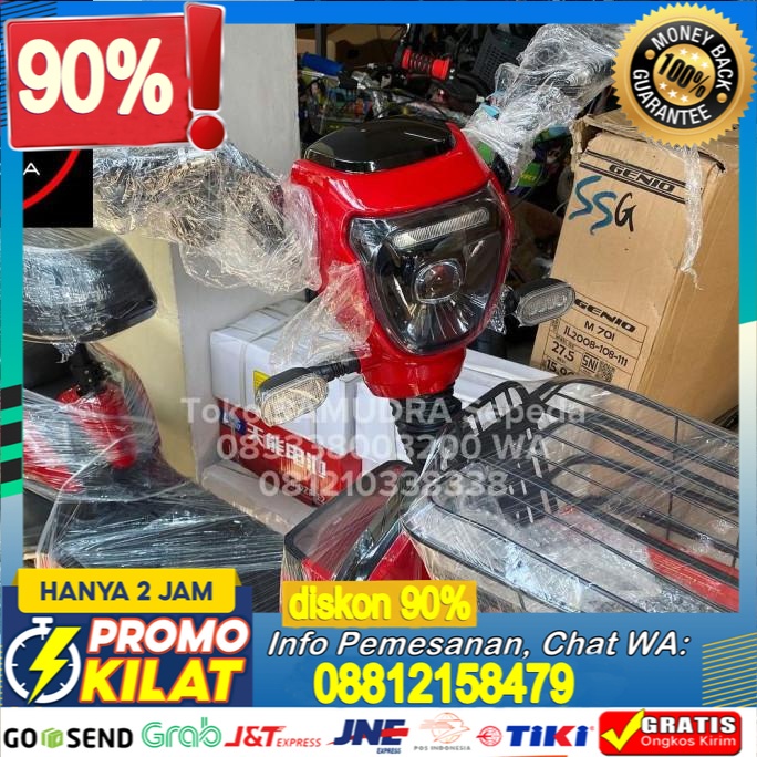 promo    Sepeda Motor Listrik GODA Dragonfly Terbaru BERGARANSI BDG    A
