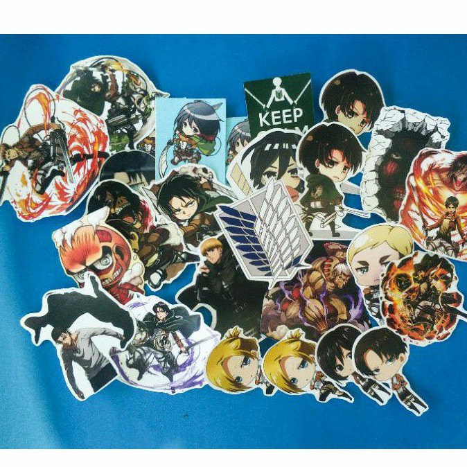 

Sticker Anime Shingeki No Kyojin Attack On Titan Tahan Air