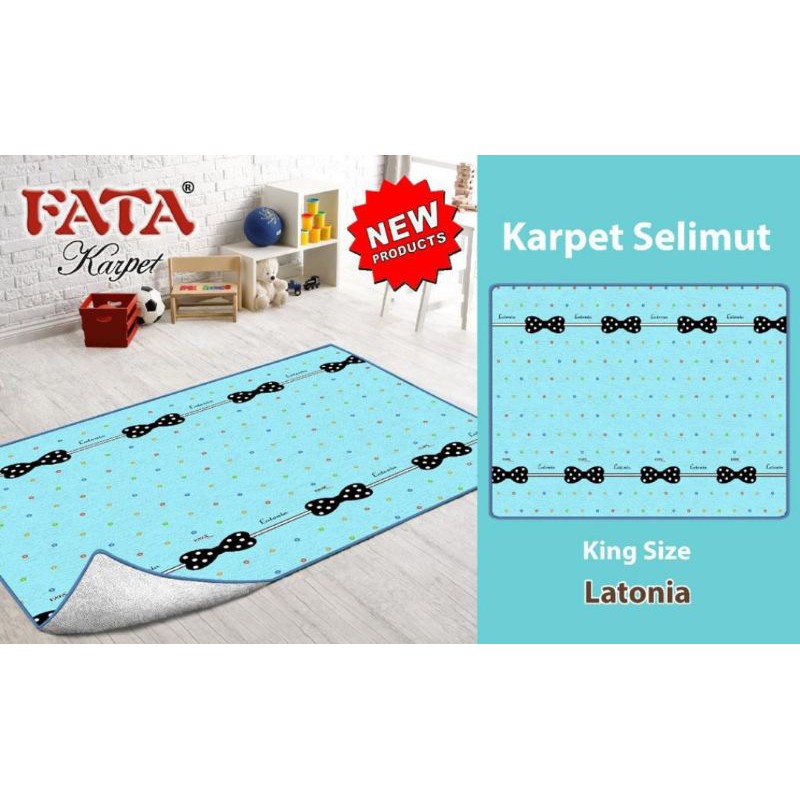 KARMUT FATA ( KARPET SELIMUT ) MOTIF LATONIA UK.190X190