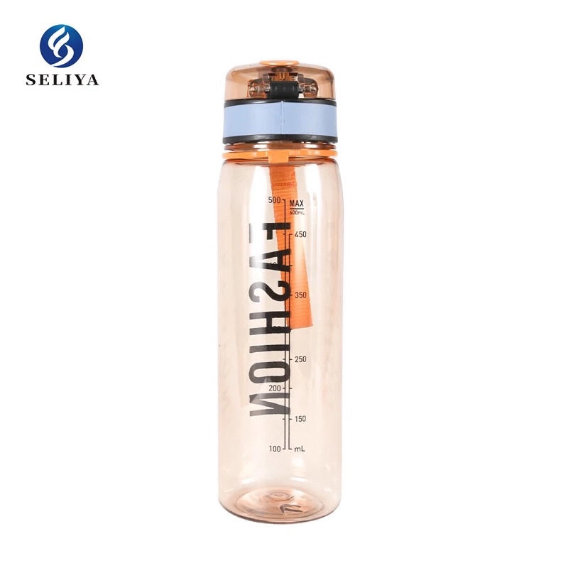 Botol Minum / Tempat Minum Fashion Clip Sport 600ml BPA FREE 7918